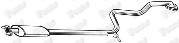 Centre Muffler (21835)