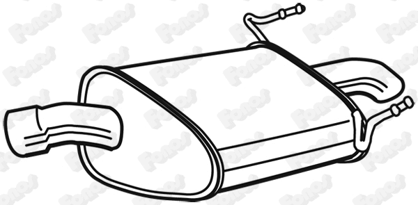 Rear Muffler (617507)