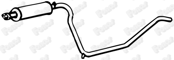 Centre Muffler (13109)