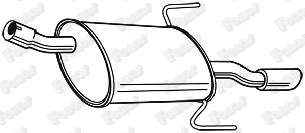 Rear Muffler (23229)