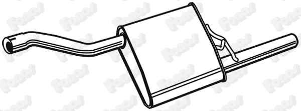 Rear Muffler (619407)