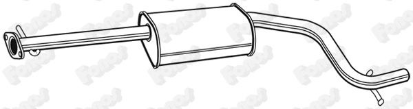 Centre Muffler (619473)