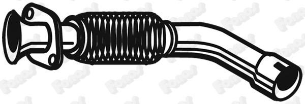 Corrugated Pipe, exhaust system (09986)
