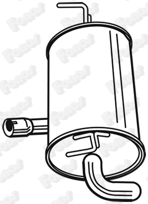 Rear Muffler (23999)