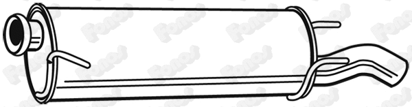 Rear Muffler (23479)