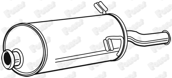 Rear Muffler (613489)