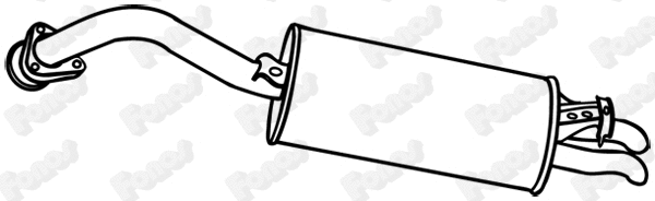 Rear Muffler (616346)