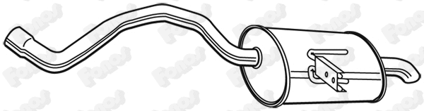 Rear Muffler (611846)