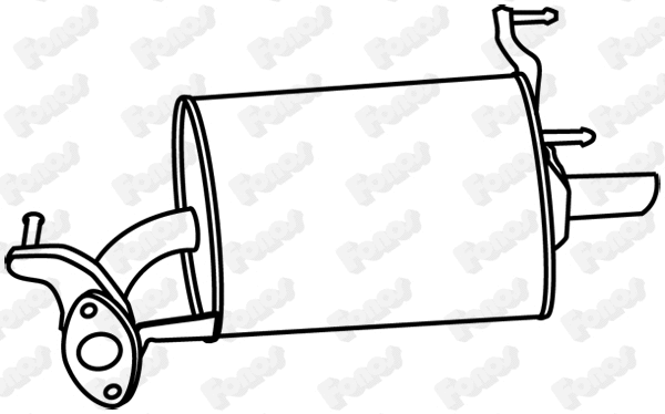 Rear Muffler (18576)