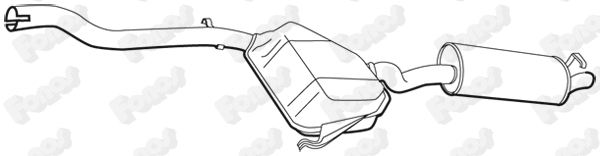 Rear Muffler (610250)