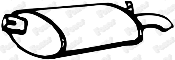 Rear Muffler (61192)