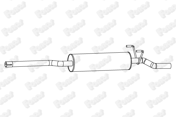 Centre Muffler (25236)