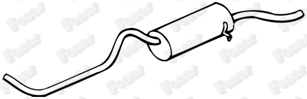 Rear Muffler (61567)