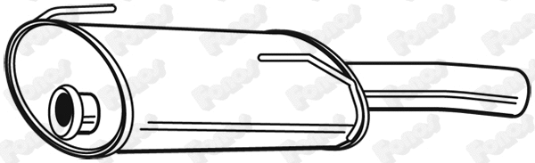 Rear Muffler (23646)