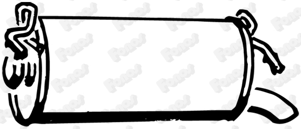 Rear Muffler (613108)