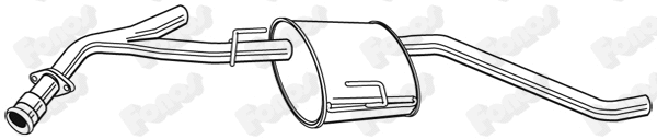 Centre Muffler (617689)