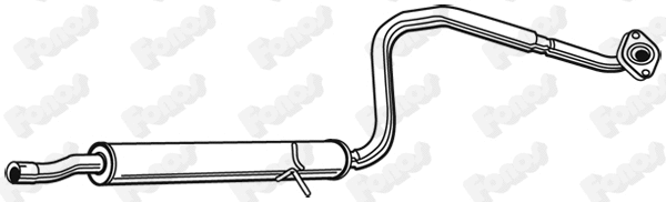 Centre Muffler (620845)