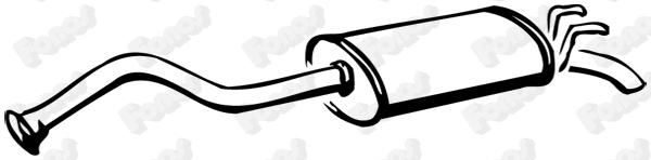 Rear Muffler (611235)