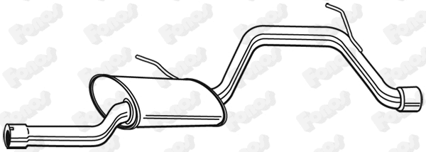 Rear Muffler (617500)
