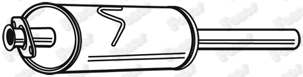 Centre Muffler (23877)