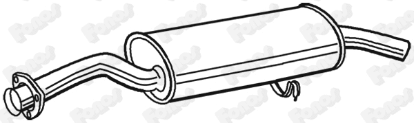 Rear Muffler (19088)