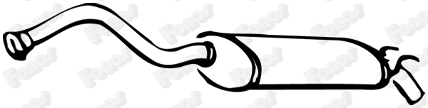 Rear Muffler (12253)