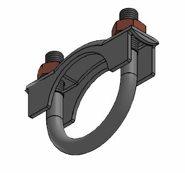 Clamping Piece, exhaust system (82343)