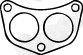 Gasket, exhaust pipe (80067)