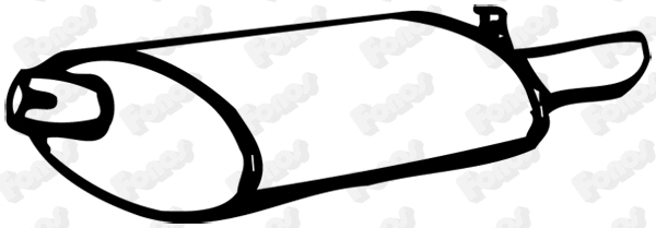 Rear Muffler (61189)