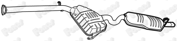 Rear Muffler (610548)