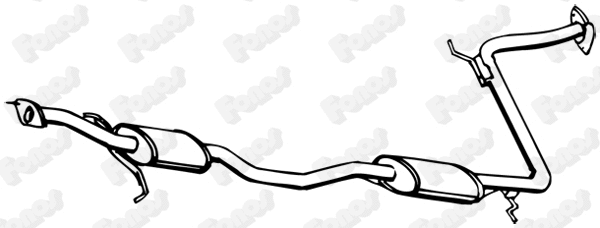 Centre Muffler (15043)