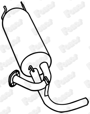 Rear Muffler (614140)