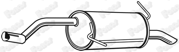 Rear Muffler (23975)