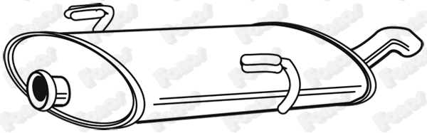 Rear Muffler (615480)