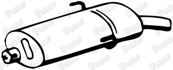 Rear Muffler (61526)