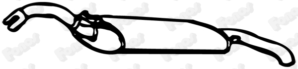 Rear Muffler (616120)