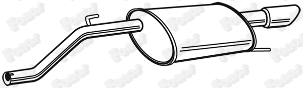 Rear Muffler (23347)