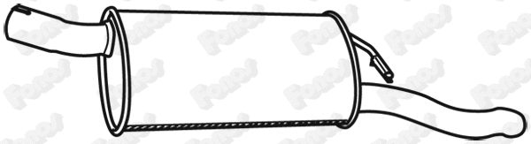 Rear Muffler (61764)