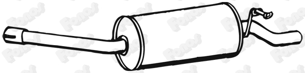 Rear Muffler (61972)