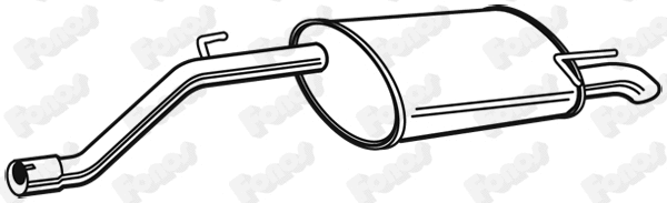 Rear Muffler (23348)