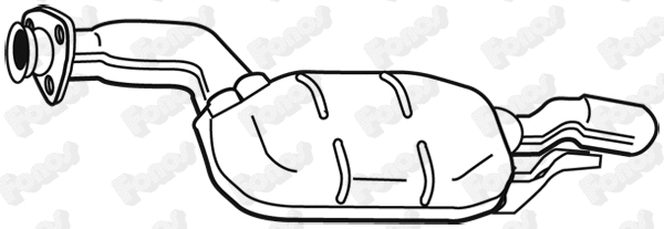 Centre Muffler (618154)