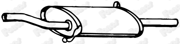 Rear Muffler (614264)