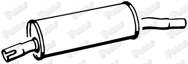 Front Muffler (17156)