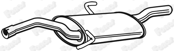 Rear Muffler (613791)