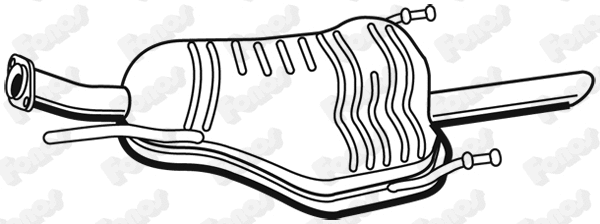 Rear Muffler (22362)