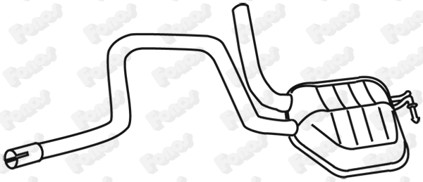 Centre Muffler (18740)