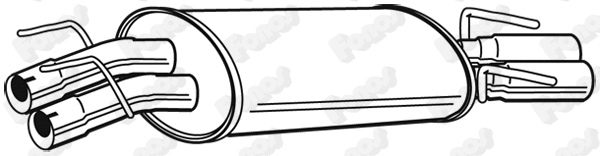 Rear Muffler (617774)