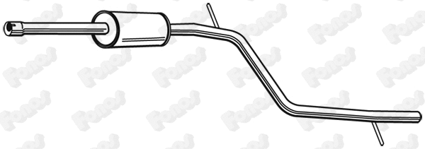 Centre Muffler (23854)