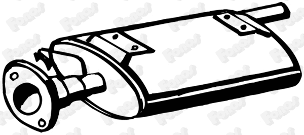 Centre Muffler (614276)