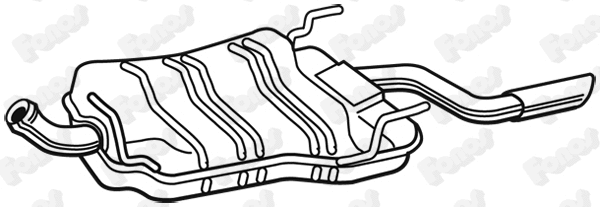 Rear Muffler (617546)